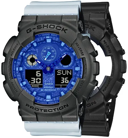 Casio SET GA-100BP-1AER + BEZEL 10467795 + PASEK 10527469 - zdjęcie 1