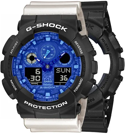 Casio SET GA-100BP-1AER + BEZEL 10508136 + PASEK 10395227 - zdjęcie 1