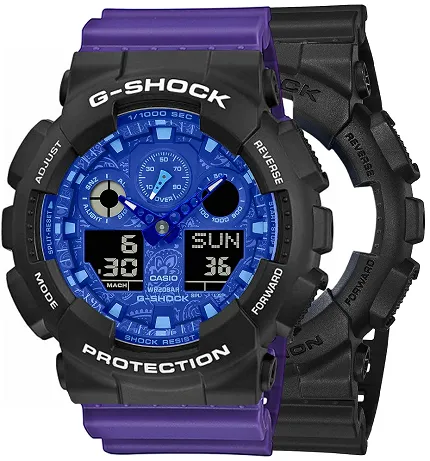Casio SET GA-100BP-1AER + BEZEL 10508136 + PASEK 10498156 - zdjęcie 1