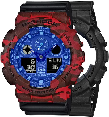 Casio SET GA-100BP-1AER + BEZEL 10530688 + PASEK 10536683 - zdjęcie 1