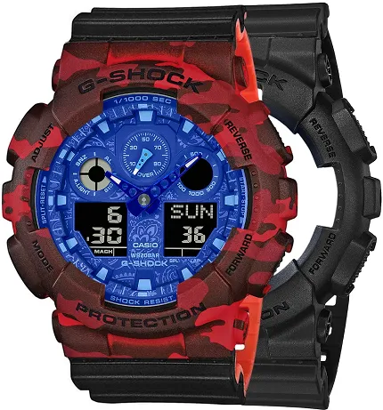 Casio SET GA-100BP-1AER + BEZEL 10530688 + PASEK 10577142 - zdjęcie 1