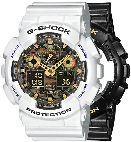 Casio SET GA-100CF-1A9ER + BEZEL 10347600 + PASEK 10430571 - zdjęcie 1