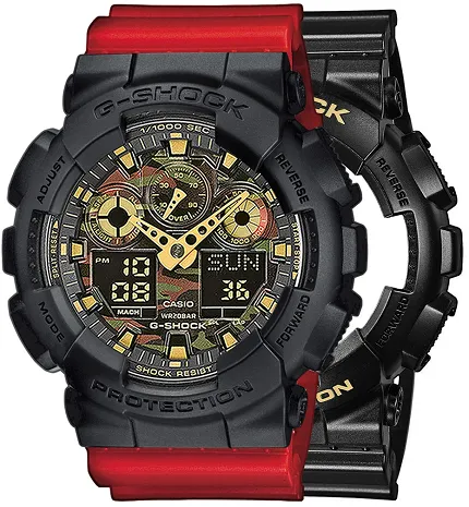 Casio SET GA-100CF-1A9ER + BEZEL 10358741 + PASEK 10395226 - zdjęcie 1