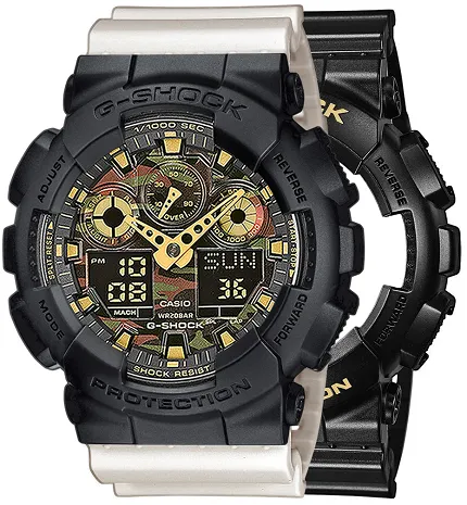 Casio SET GA-100CF-1A9ER + BEZEL 10358741 + PASEK 10395227 - zdjęcie 1