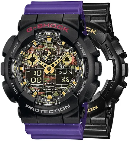 Casio SET GA-100CF-1A9ER + BEZEL 10378531 + PASEK 10498156 - zdjęcie 1
