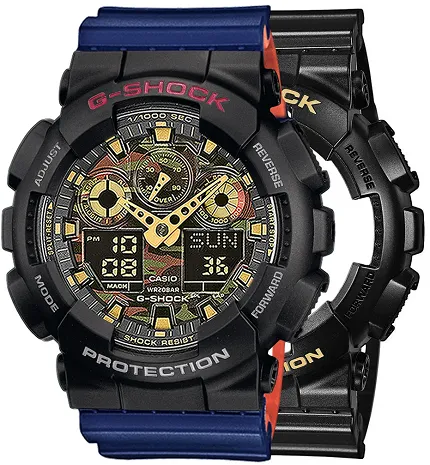 Casio SET GA-100CF-1A9ER + BEZEL 10378531 + PASEK 10527467 - zdjęcie 1