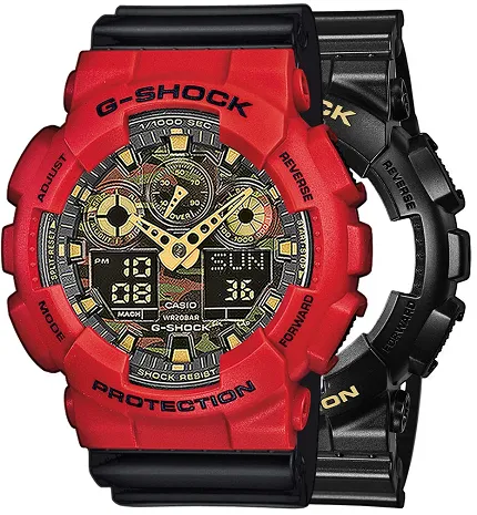 Casio SET GA-100CF-1A9ER + BEZEL 10395289 + PASEK 10347688 - zdjęcie 1