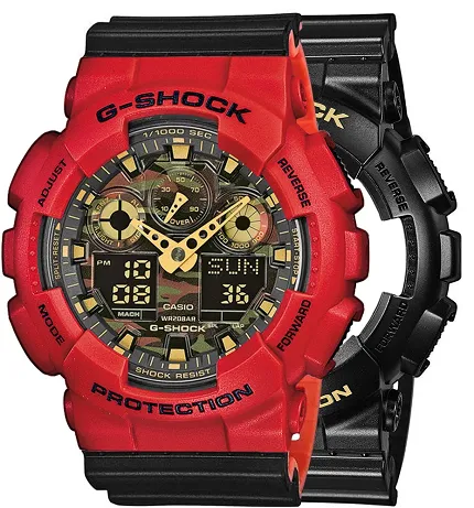 Casio SET GA-100CF-1A9ER + BEZEL 10395289 + PASEK 10577142 - zdjęcie 1