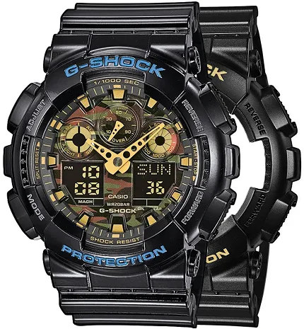 Casio SET GA-100CF-1A9ER + BEZEL 10407691 + PASEK 10378391 - zdjęcie 1