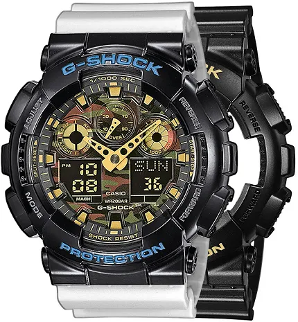 Casio SET GA-100CF-1A9ER + BEZEL 10407691 + PASEK 10430571 - zdjęcie 1