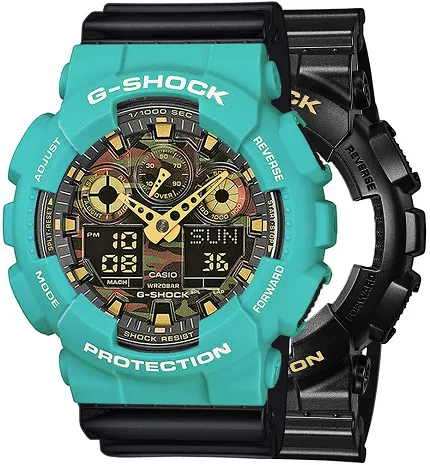 Casio SET GA-100CF-1A9ER + BEZEL 10410475 + PASEK 10536683 - zdjęcie 1