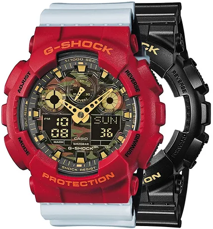 Casio SET GA-100CF-1A9ER + BEZEL 10441433 + PASEK 10527469 - zdjęcie 1