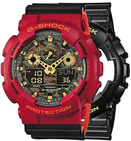 Casio SET GA-100CF-1A9ER + BEZEL 10441433 + PASEK 10577142 - zdjęcie 1