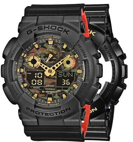 Casio SET GA-100CF-1A9ER + BEZEL 10467795 + PASEK 10577142 - zdjęcie 1