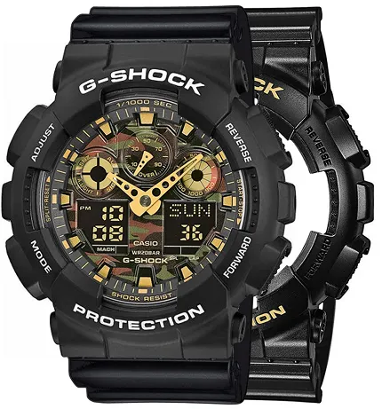 Casio SET GA-100CF-1A9ER + BEZEL 10508136 + PASEK 10536683 - zdjęcie 1