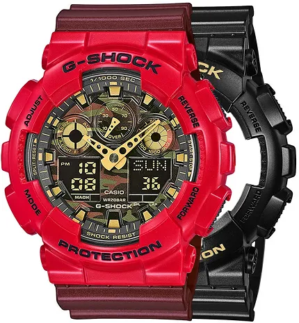 Casio SET GA-100CF-1A9ER + BEZEL 10557822 + PASEK 10477355 - zdjęcie 1