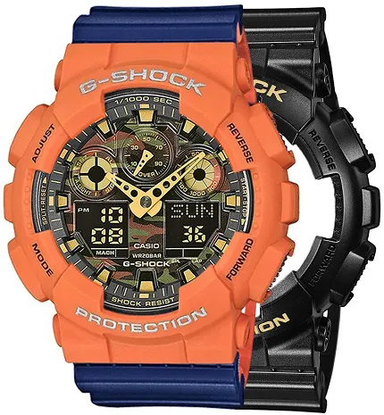 Casio SET GA-100CF-1A9ER + BEZEL 10589006 + PASEK 10527467 - zdjęcie 1