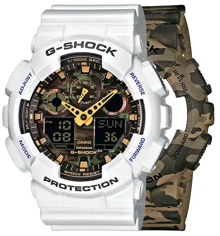 Casio SET GA-100CM-5AER + BEZEL 10347600 + PASEK 10430571 - zdjęcie 1