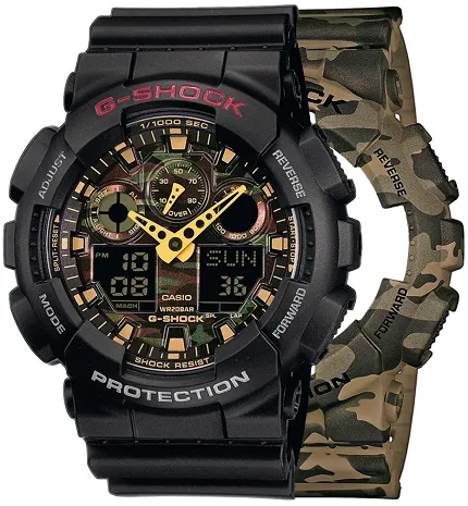 Casio SET GA-100CM-5AER + BEZEL 10378531 + PASEK 10536683 - zdjęcie 1