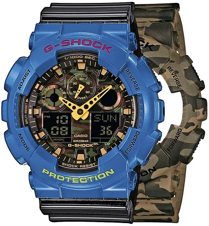 Casio SET GA-100CM-5AER + BEZEL 10388974 + PASEK 10378391 - zdjęcie 1