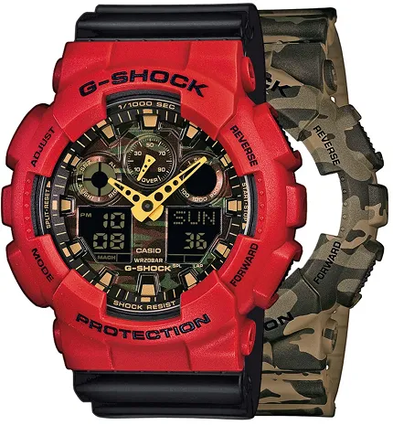 Casio SET GA-100CM-5AER + BEZEL 10395289 + PASEK 10536683 - zdjęcie 1