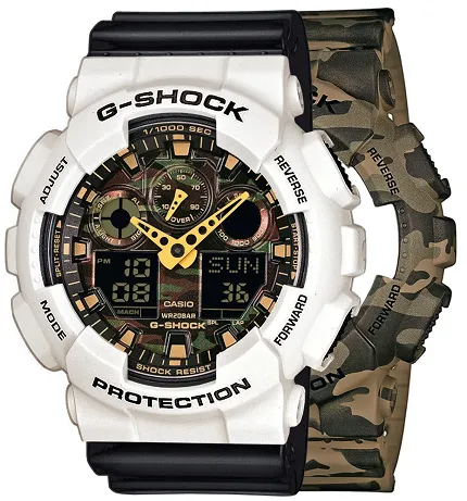 Casio SET GA-100CM-5AER + BEZEL 10395292 + PASEK 10536683 - zdjęcie 1