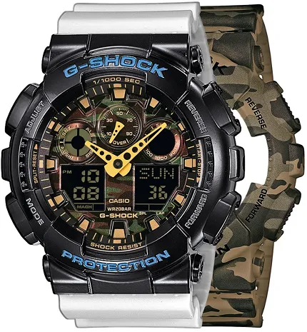 Casio SET GA-100CM-5AER + BEZEL 10407691 + PASEK 10430571 - zdjęcie 1