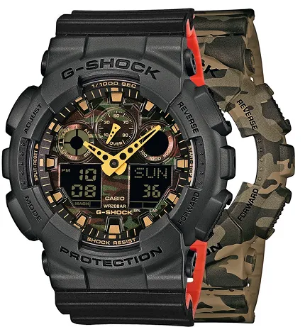 Casio SET GA-100CM-5AER + BEZEL 10467795 + PASEK 10577142 - zdjęcie 1
