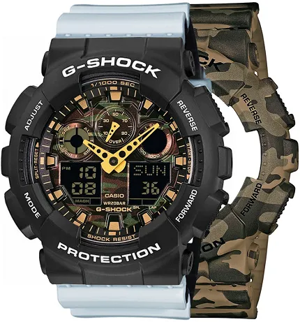 Casio SET GA-100CM-5AER + BEZEL 10508136 + PASEK 10527469 - zdjęcie 1