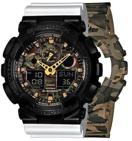 Casio SET GA-100CM-5AER + BEZEL 10523429 + PASEK 10347710 - zdjęcie 1