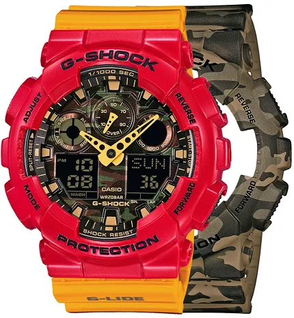 Casio SET GA-100CM-5AER + BEZEL 10557822 + PASEK 10457913 - zdjęcie 1