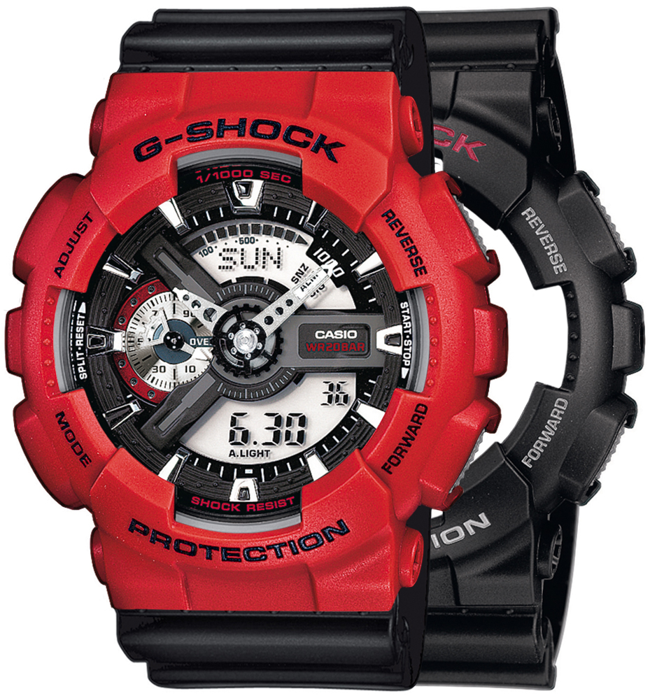Casio SET GA-110-1AER + BEZEL 10395289 + PASEK 10536683 - miniatura 1