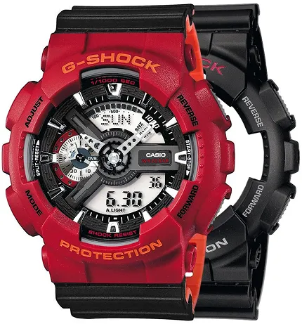 Casio SET GA-110-1AER + BEZEL 10441433 + PASEK 10577142 - zdjęcie 1