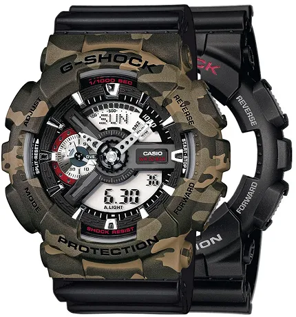 Casio SET GA-110-1AER + BEZEL 10507070 + PASEK 10347688 - zdjęcie 1