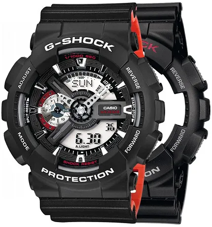 Casio SET GA-110-1AER + BEZEL 10508136 + PASEK 10577142 - zdjęcie 1