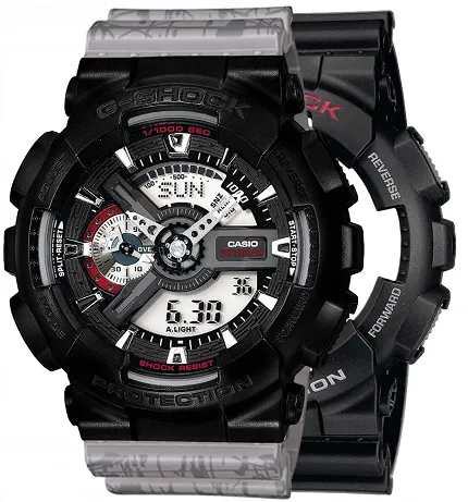 Casio SET GA-110-1AER + BEZEL 10523429 + PASEK 10498174 - zdjęcie 1