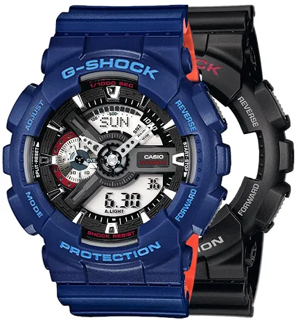 Casio SET GA-110-1AER + BEZEL 10527398 + PASEK 10527467 - zdjęcie 1