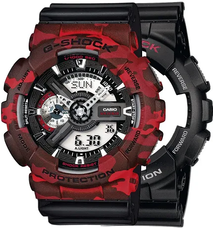 Casio SET GA-110-1AER + BEZEL 10530688 + PASEK 10347688 - zdjęcie 1