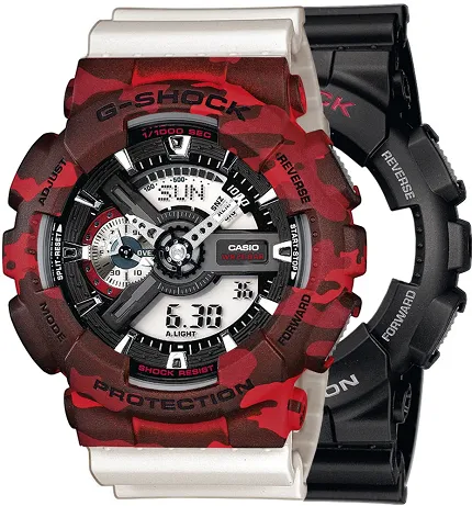 Casio SET GA-110-1AER + BEZEL 10530688 + PASEK 10395227 - zdjęcie 1