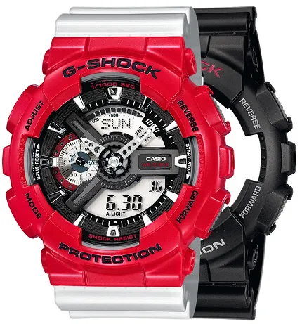 Casio SET GA-110-1AER + BEZEL 10557822 + PASEK 10347710 - zdjęcie 1