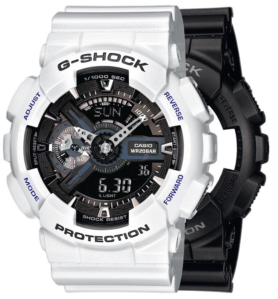 G-SHOCK SET GA-110-1BER + BEZEL 10347600 + PASEK 10430571