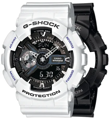 Casio SET GA-110-1BER + BEZEL 10347600 + PASEK 10430571 - zdjęcie 1