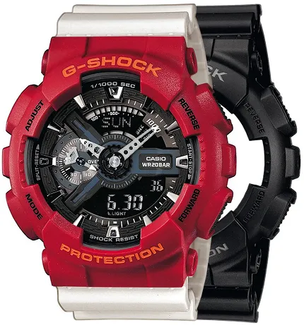 Casio SET GA-110-1BER + BEZEL 10441433 + PASEK 10395227 - zdjęcie 1