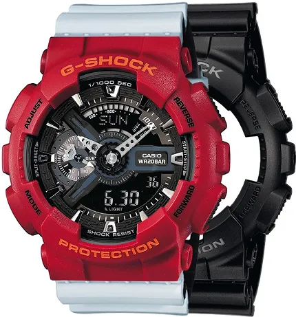 Casio SET GA-110-1BER + BEZEL 10441433 + PASEK 10527469 - zdjęcie 1
