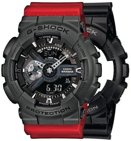 Casio SET GA-110-1BER + BEZEL 10467795 + PASEK 10395226 - zdjęcie 1