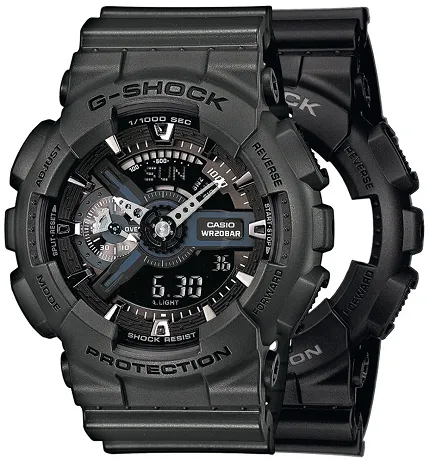 Casio SET GA-110-1BER + BEZEL 10467795 + PASEK 10467764 - zdjęcie 1