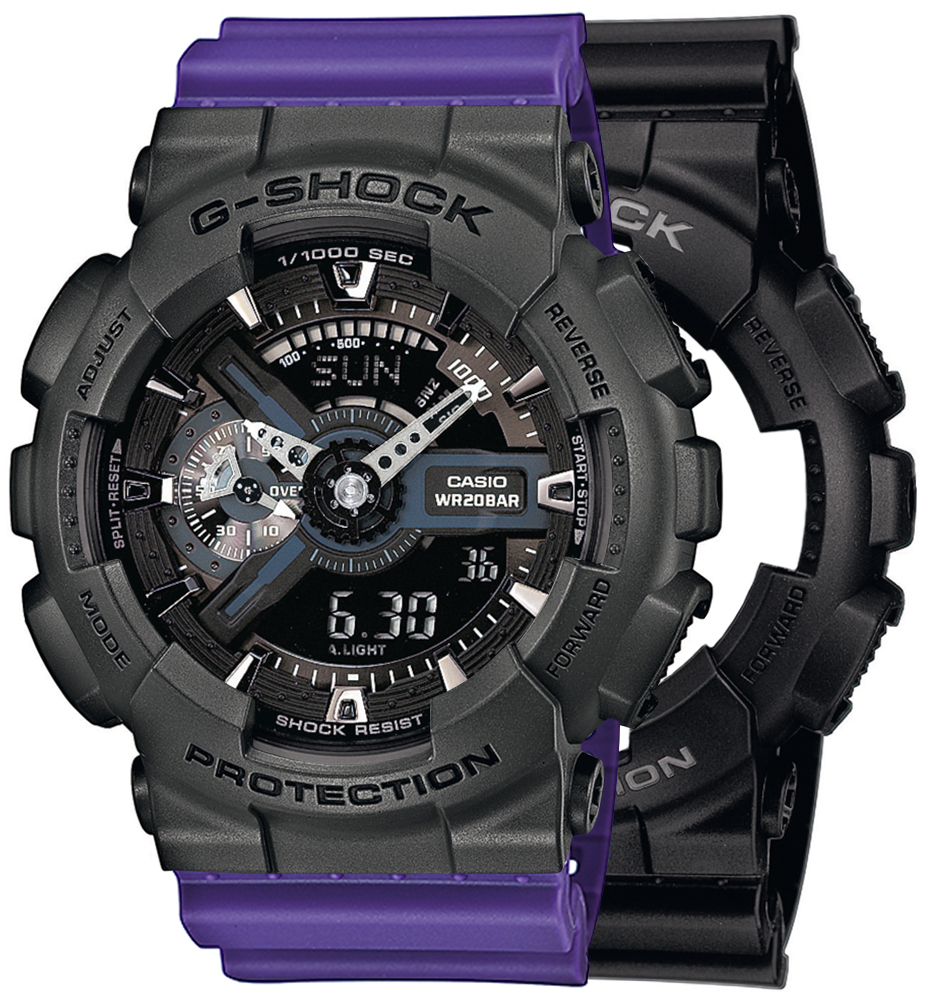 Casio SET GA-110-1BER + BEZEL 10467795 + PASEK 10498156 - miniatura 1