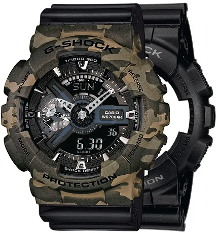 Casio SET GA-110-1BER + BEZEL 10507070 + PASEK 10536683 - zdjęcie 1