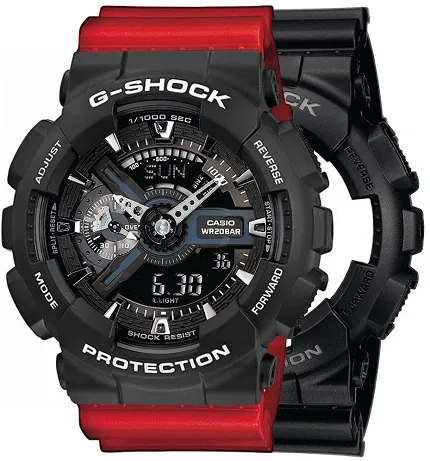 Casio SET GA-110-1BER + BEZEL 10508136 + PASEK 10395226 - zdjęcie 1