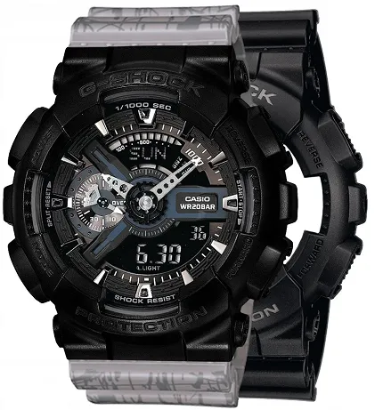 Casio SET GA-110-1BER + BEZEL 10523429 + PASEK 10498174 - zdjęcie 1